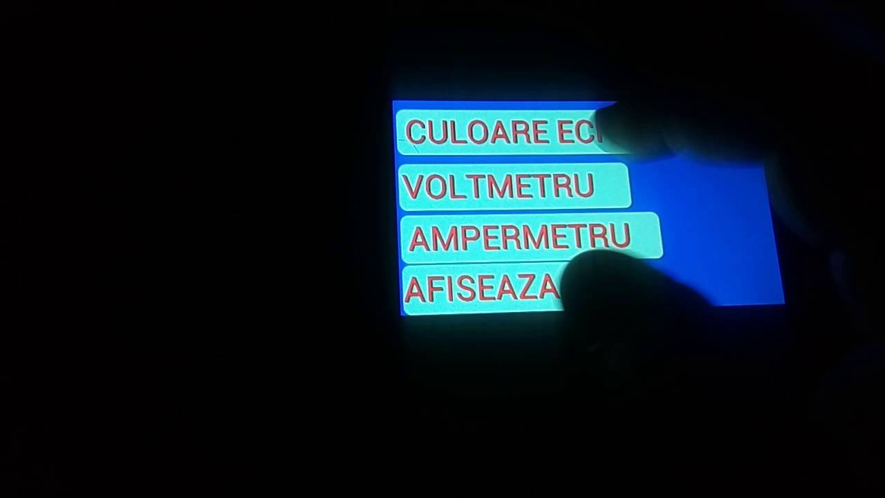 VOLTMETRU TFT  CONFIGURABIL