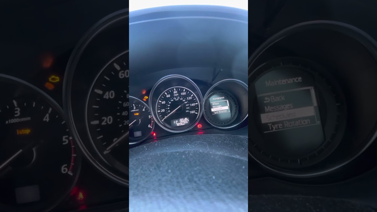 How to reset the service light on a 2014 Mazda cx5