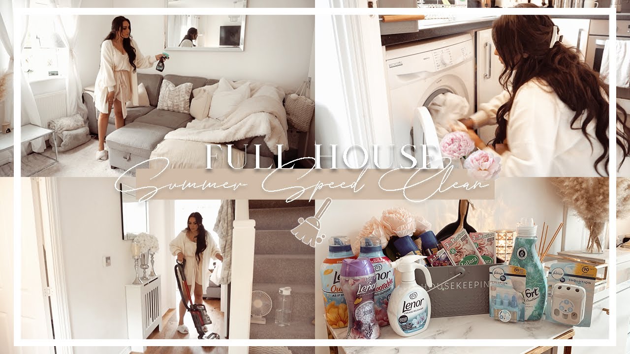 FULL HOUSE SUMMER SPEED CLEAN | ULTIMATE CLEANING MOTIVATION!!