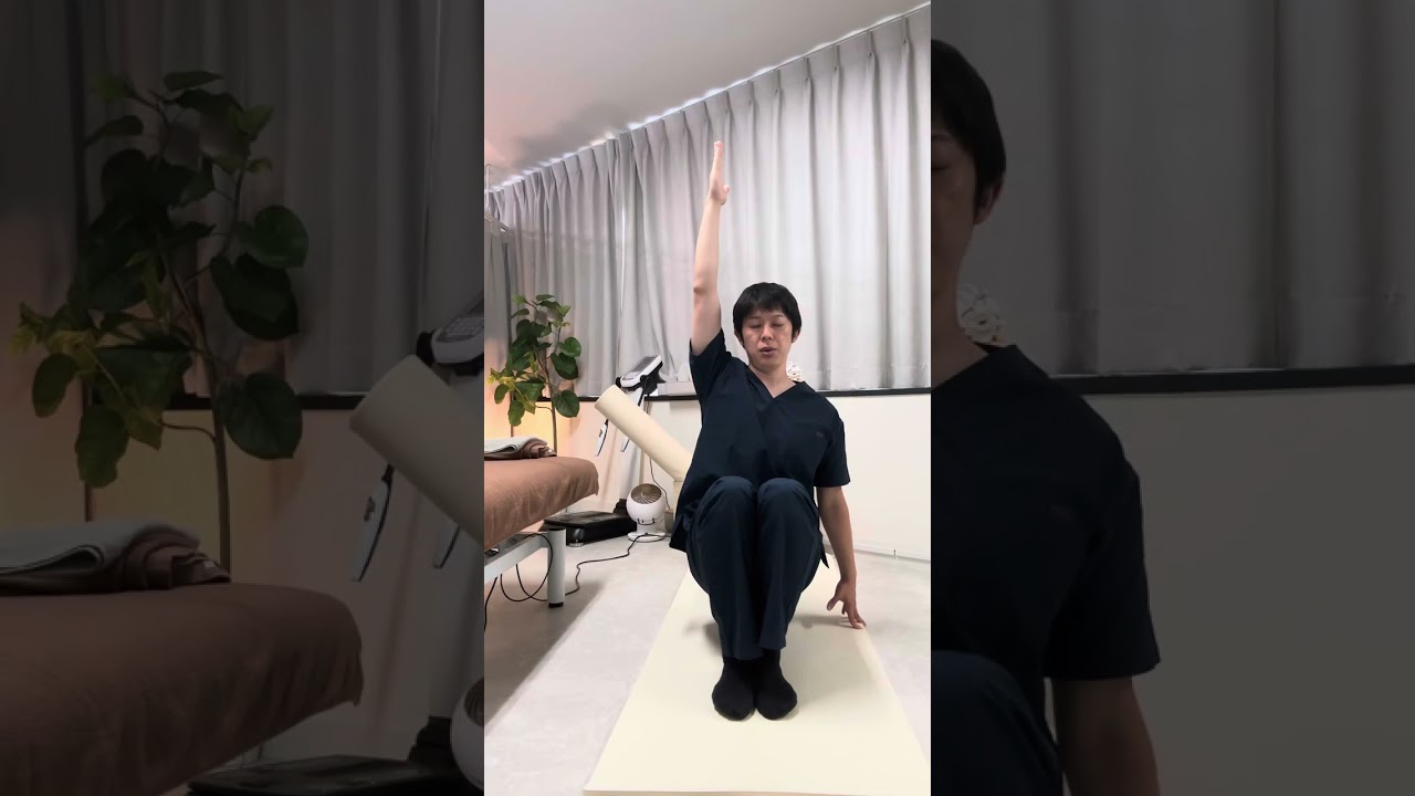 股関節、腹筋、側腹部を使う運動