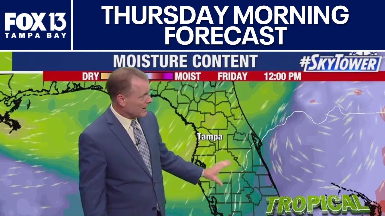 Tampa weather | Thursday morning forecast