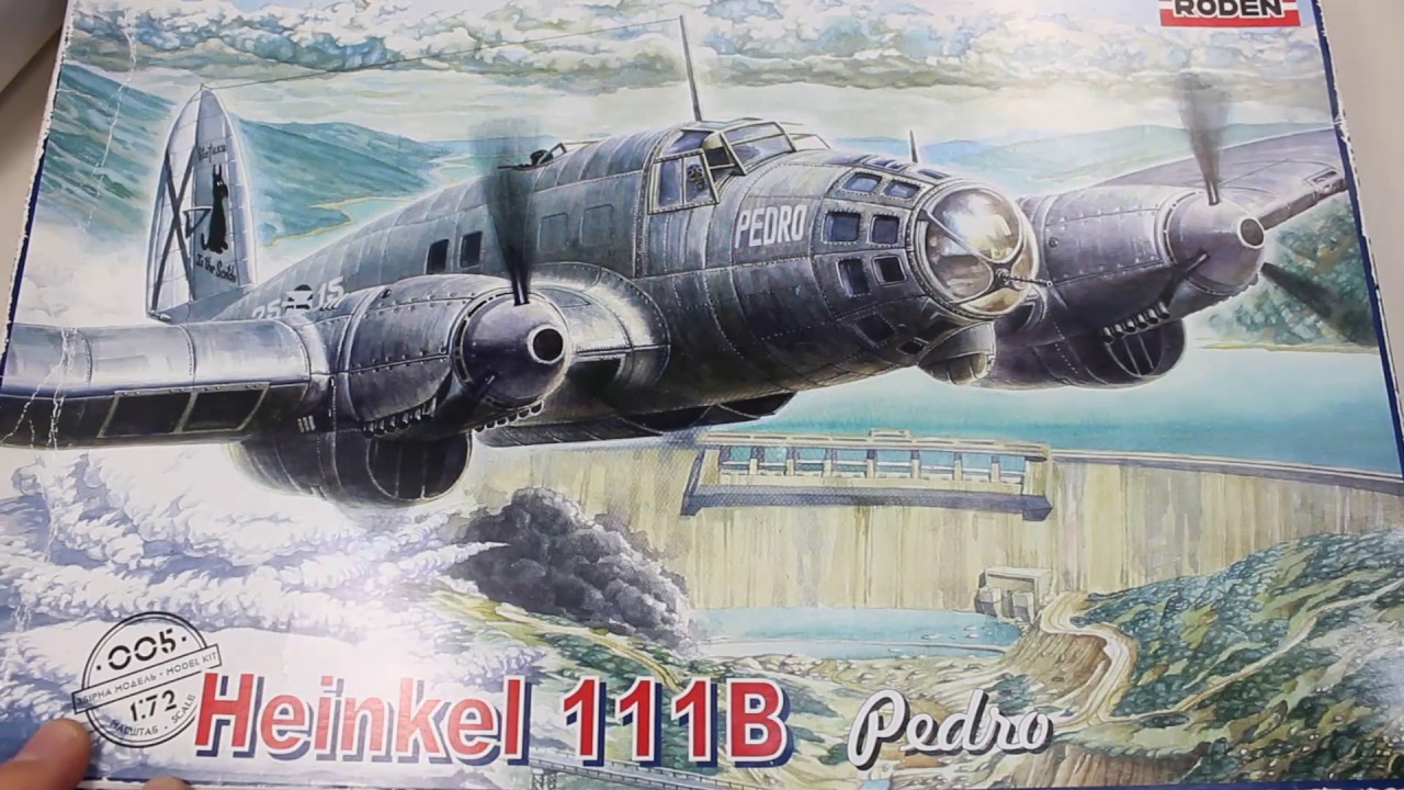 Roden 1/72 Heinkel He 111b Pedro, часть 1