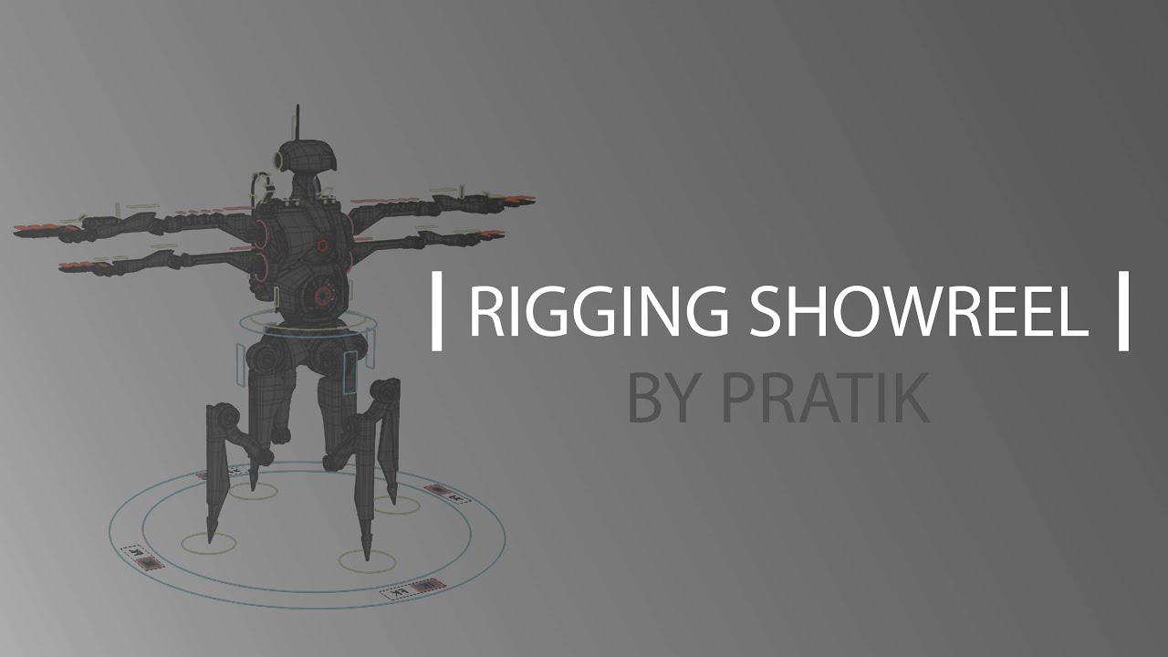 3D MAYA RIGGING SHOWREEL | BY PRATIK | 2021