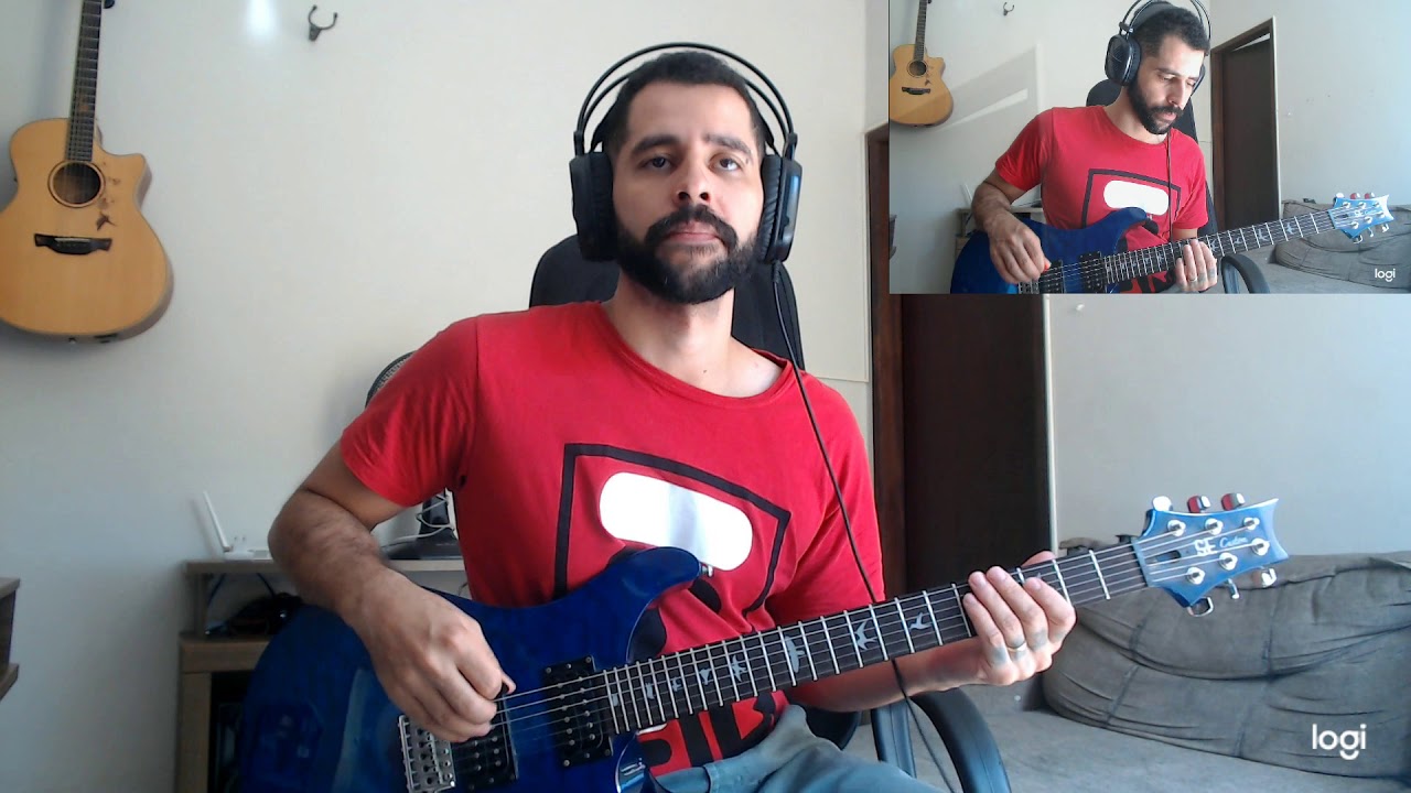 Pitty  - Máscara (Guitar cover) bruno santos
