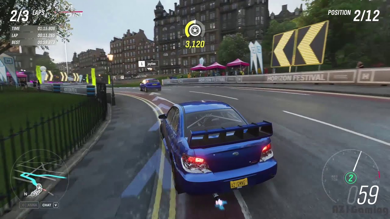 Forza Horizon 4 Walkthrough Gameplay - Princes Street Gardens Circut Road Racing Series