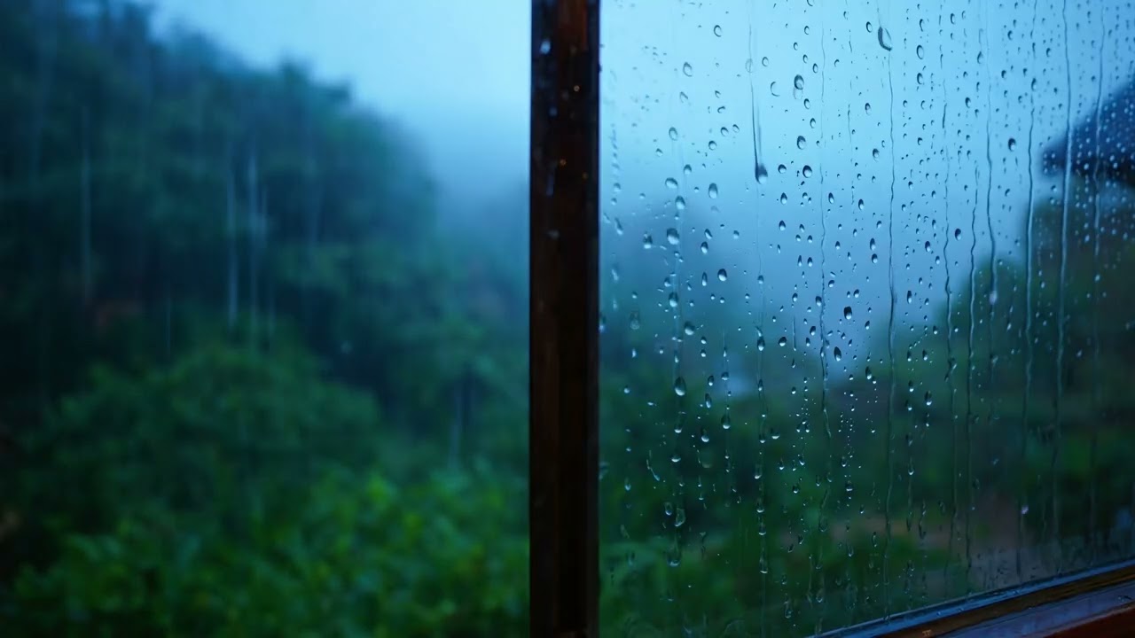 ASMR Rain | Rain Sounds on Window for Deep Sleep