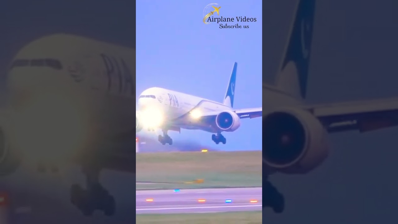 PIA Boeing 777-300ER Landing #shorts