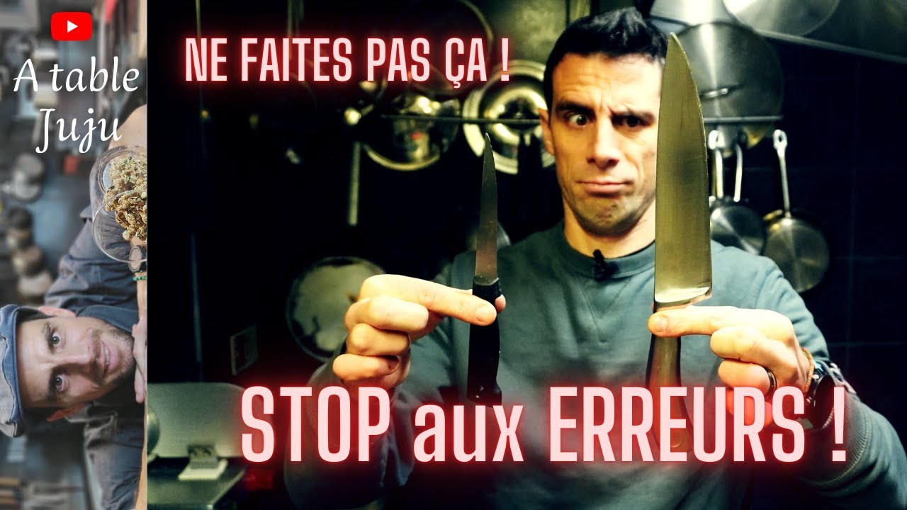 Ne faites PLUS ces erreurs en cuisine !