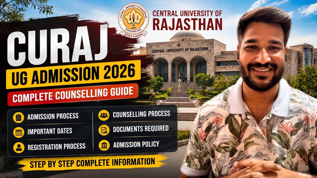 Central University of Rajasthan UG Admission 2026 | Complete Counselling Guide