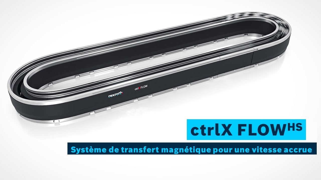 [FR] Bosch Rexroth ctrlX FLOWHS | Système de transfert magnétique grande vitesse