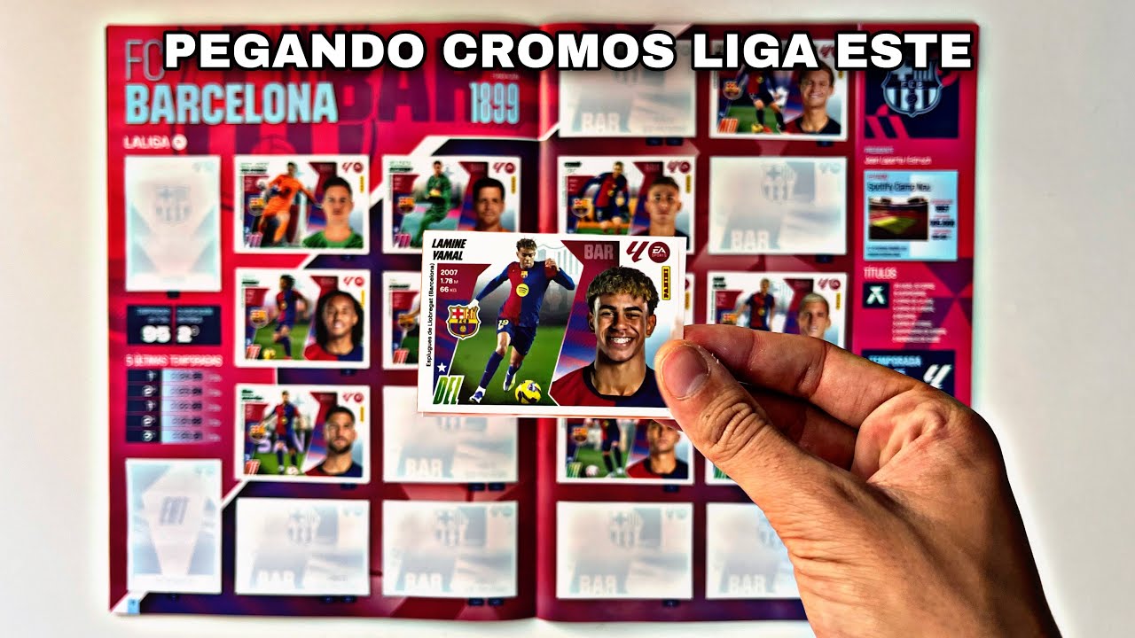PEGANDO CROMOS de LIGA ESTE 2025/26!! #1
