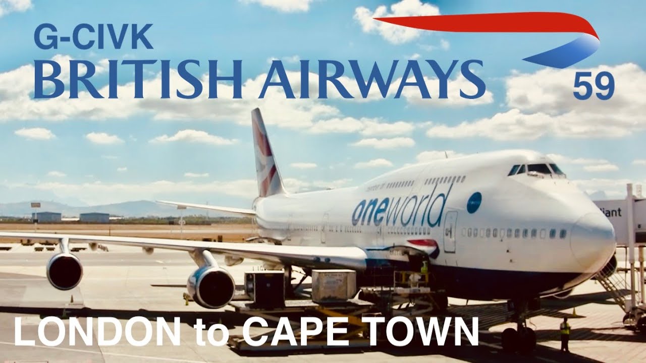 British Airways BA59 747 G-CIVK aircraft LHR-CPT 23 Dec 2014 #britishairways