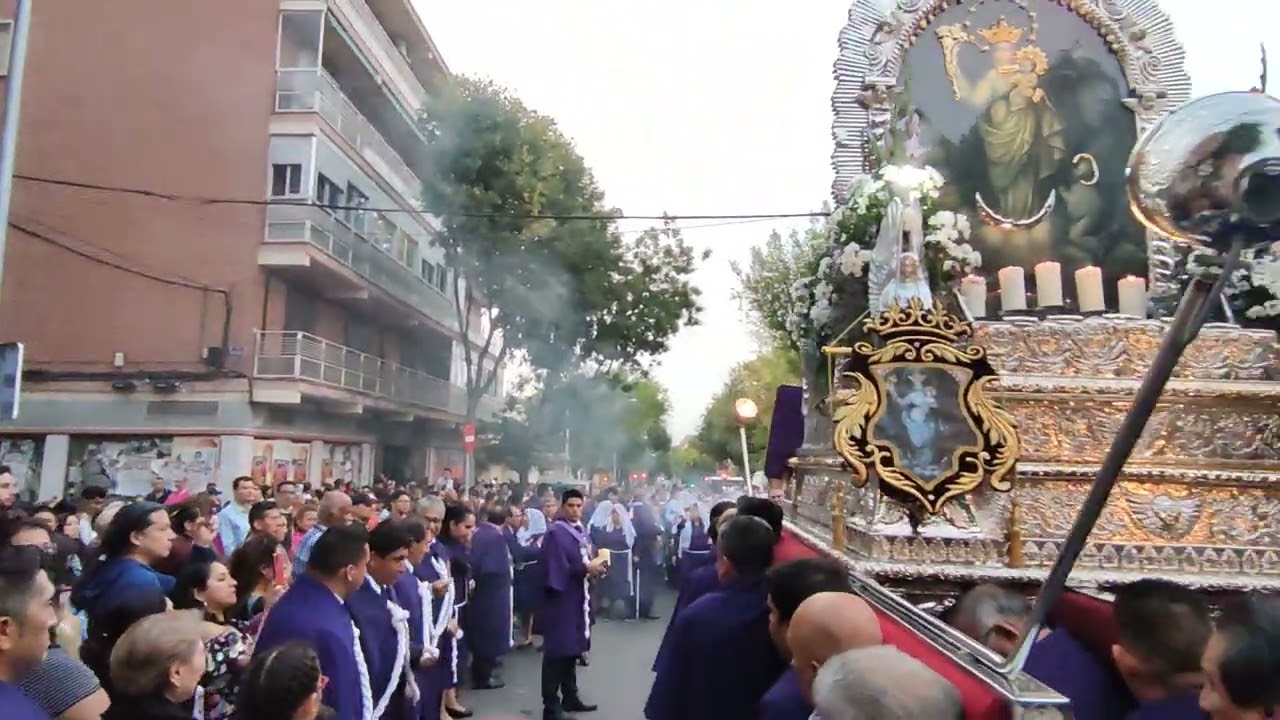 Procesión del Señor de los Milagros de Ascao, Madrid 2022