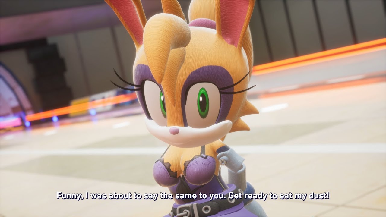Bunnie the Rabbot (Swan Outfit) Racing CrossWorlds Mod