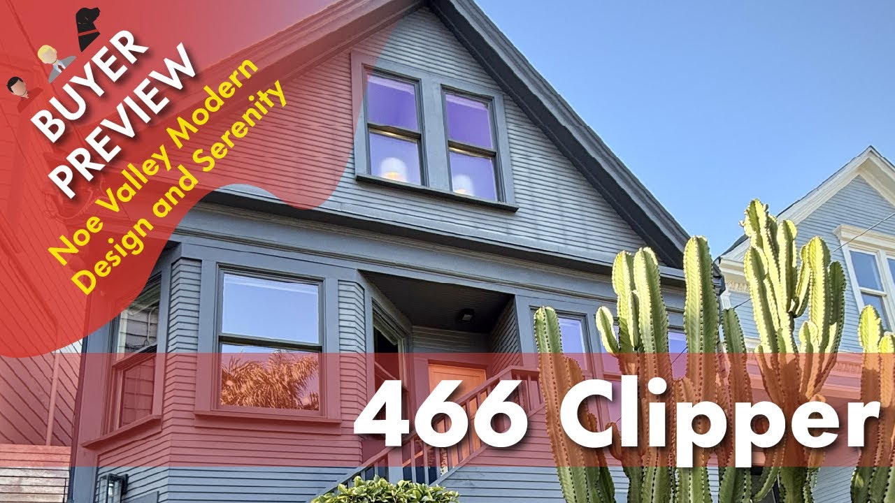 Buyer Preview: 466 Clipper Street, A Noe Valley Stunner in San Francisco - 4K - What $6M Can Buy
