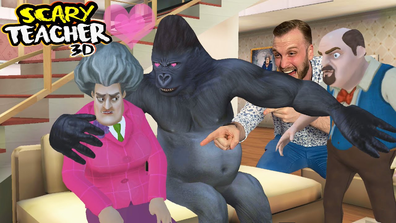 LUDA UČITELJICA NABAVILA GORILU? - Scary Teacher 3D