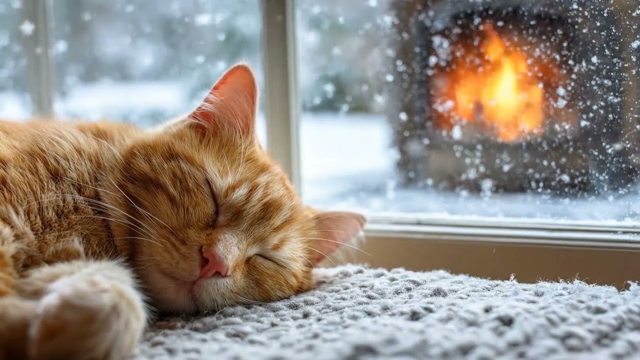 Peaceful Cozy Evening Jazz for Cat Sleep 🐱 Deep Relaxation & Stress Relief