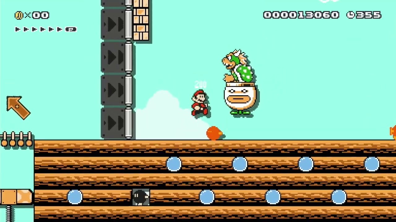 1 Bowser, 2 Classic Fights! V2.0 by 7Cubed 🍄Super Mario Maker 1 ✹Wii U✹ No Commentary #dsj