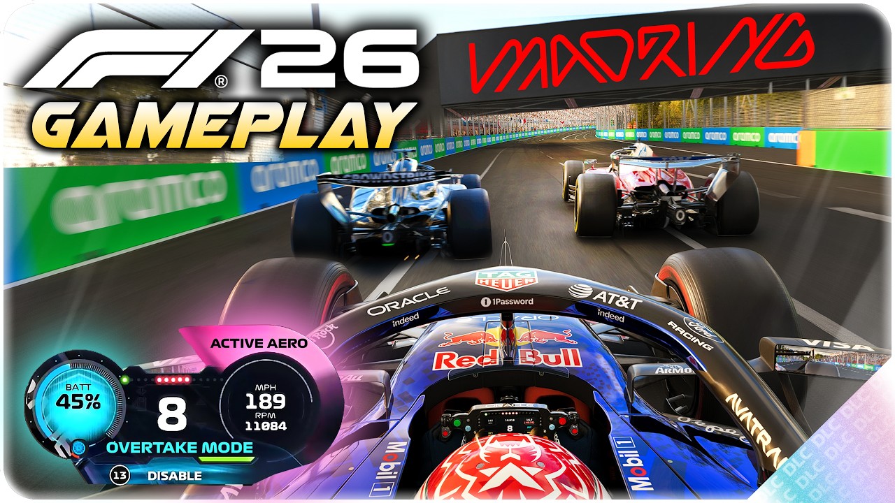 Геймплей F1 26: 100% гонка на НОВОЙ трассе в Мадриде | Ультра-настройки графики, трассировка путе...