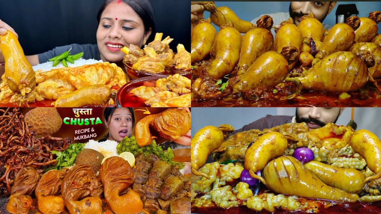 ASMR EATING CHALLENGE , MUKBANGERS EATING MUTTON CHUSTA WITH RICE #mukbang #asmreating 