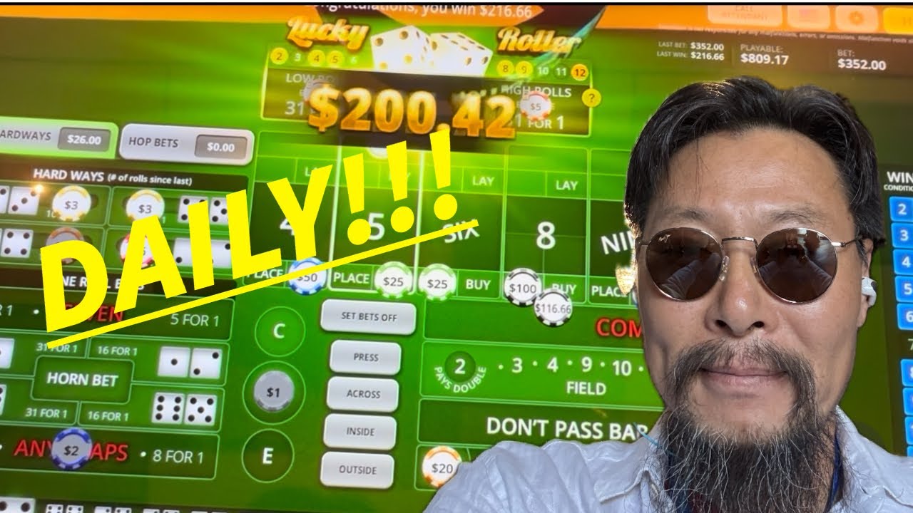 Daily Jimbo Slice BUBBLE CRAPS Action!