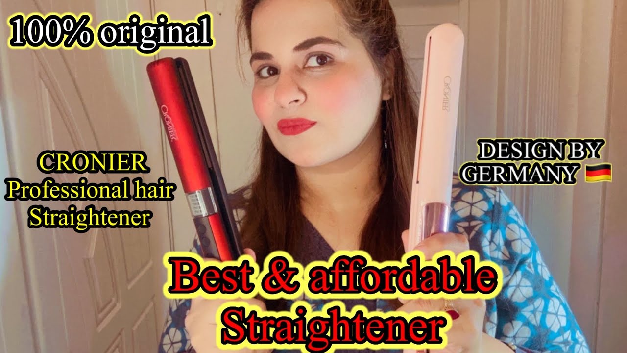 Best & affordable straightener in Pakistan| CRONIER professional hair straightener