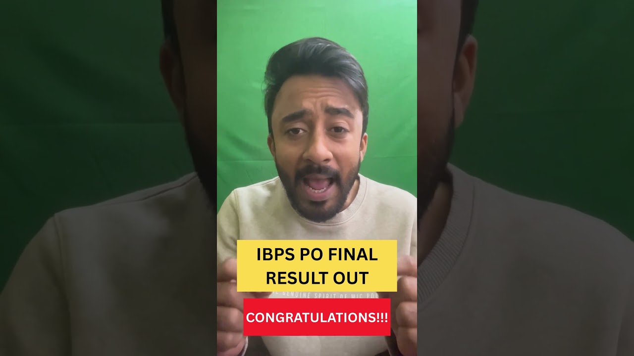 Congratulations Future Bankers! 🎉 IBPS PO Final Result Declared 🏆