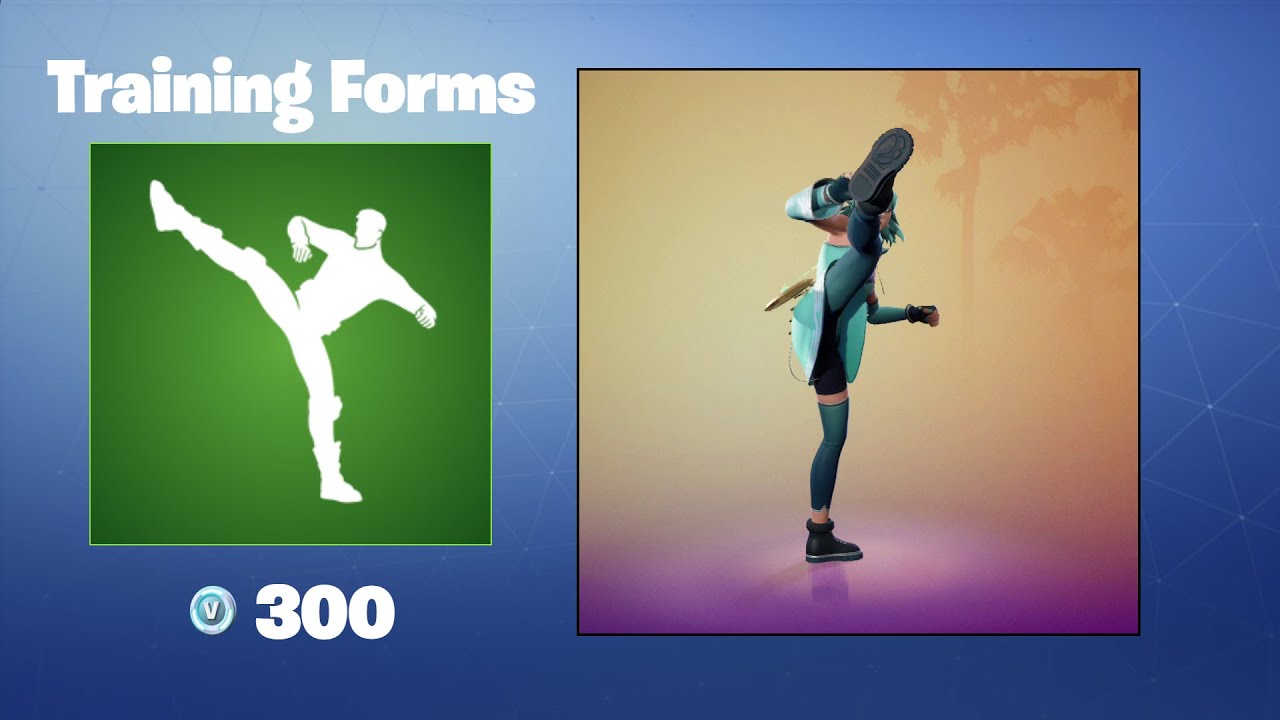 Training Forms | Fortnite Emote