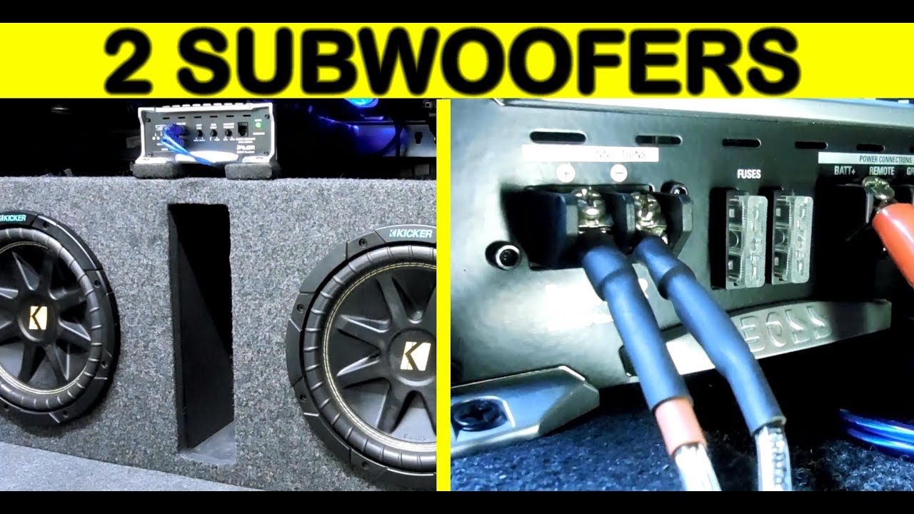 Como instalar un amplificador y un cajon en un auto con estereo original