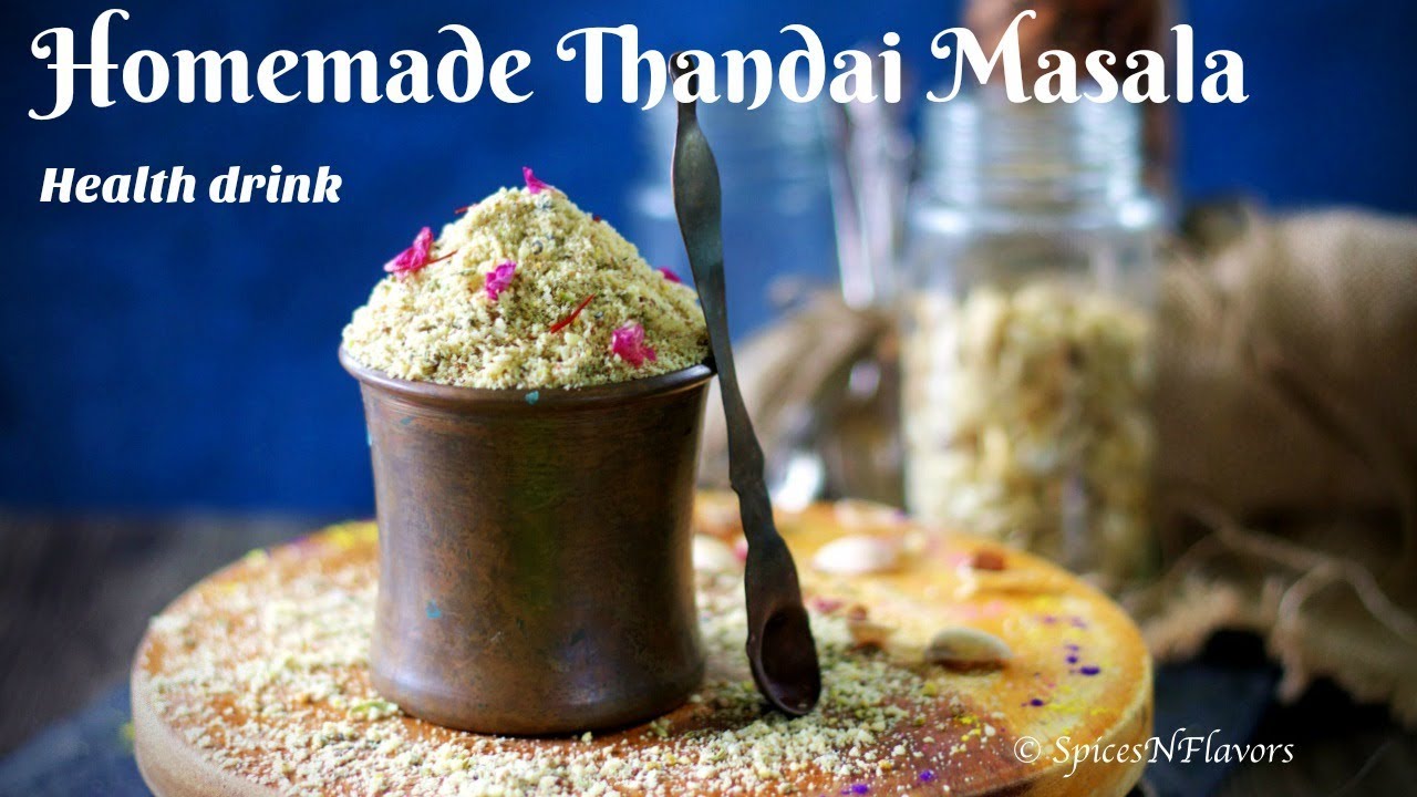 How to make Thandai Masala Powder at home | Health Drink for kids and pregnant women