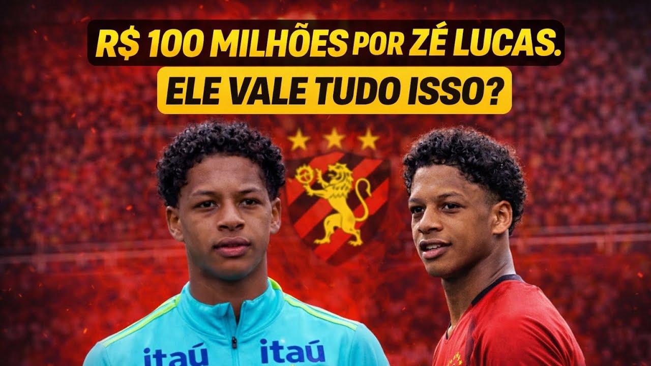 SPORT AGUARDA VENDA DE ZÉ LUCAS. VALORES ESPERANDOS PARA NEGOCIAR VOLANTE MUDARAM!