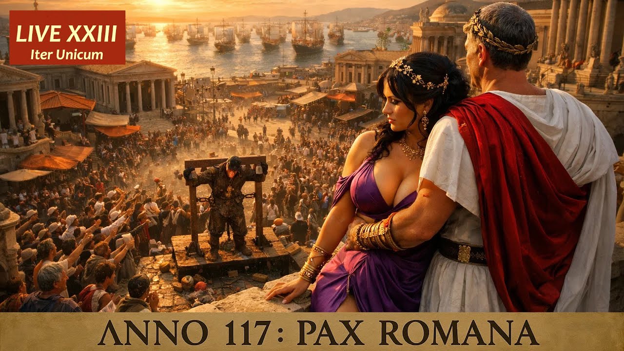 PIRATEN-HINTERN VERSOHLT! 😱 ANNO 117 PAX ROMANA LIVE – DAS IMPERIUM SCHLÄGT ZURÜCK! #anno117