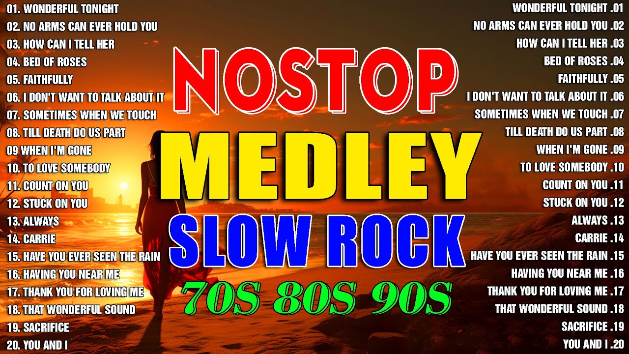 Slow Rock Love Songs Collection 70s 80s 90s | Nonstop Slow Rock Pinoy Medley | Best Luamang Tugtugin