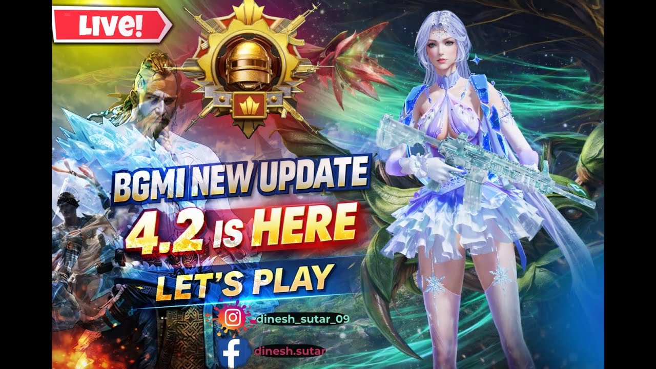 NEW UPDATE 4.2 IS HERE 🔥|BGMI| #bgmi #bgmilive #shortsfeed #shortslive
