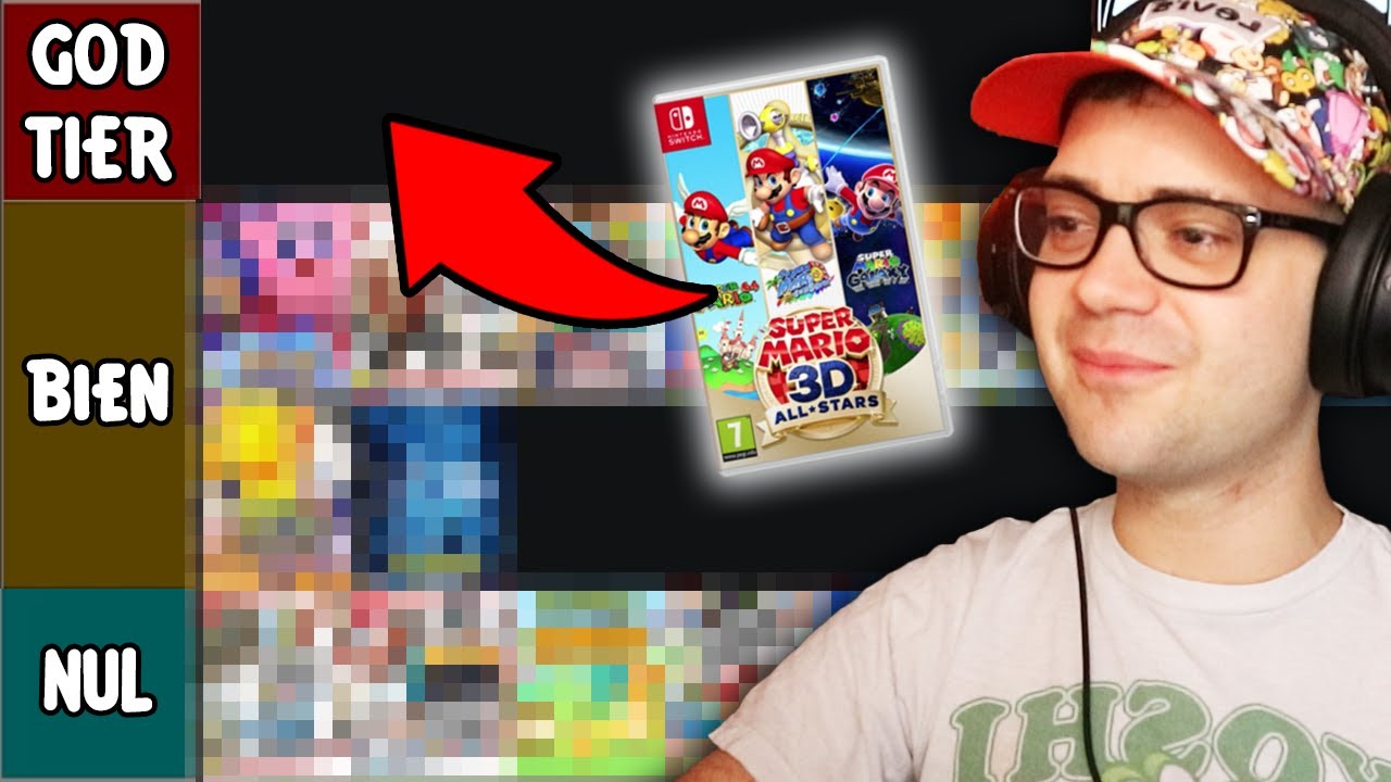 JE FAIS MA TIER LIST DES JEUX NINTENDO SWITCH !! (et vous allez pas aimer)
