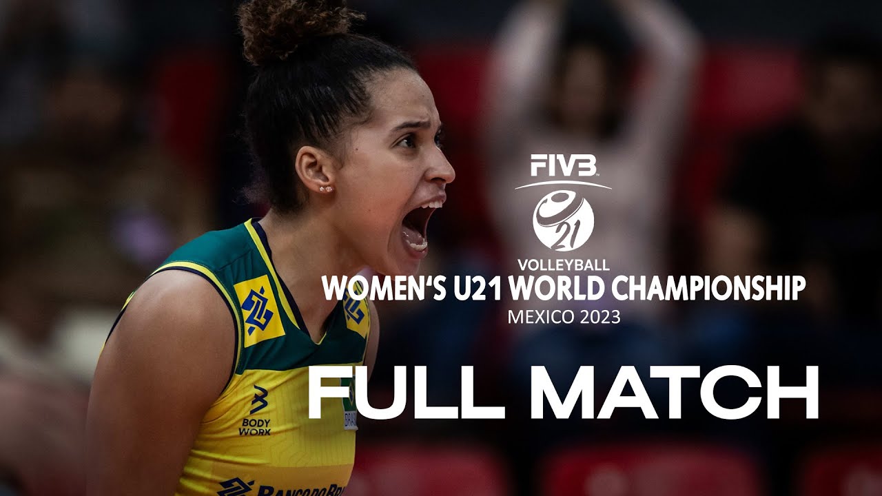 BRA🇧🇷 vs. DOM🇩🇴 -  Full Match | Women's U21 World Championship | Aguascalientes