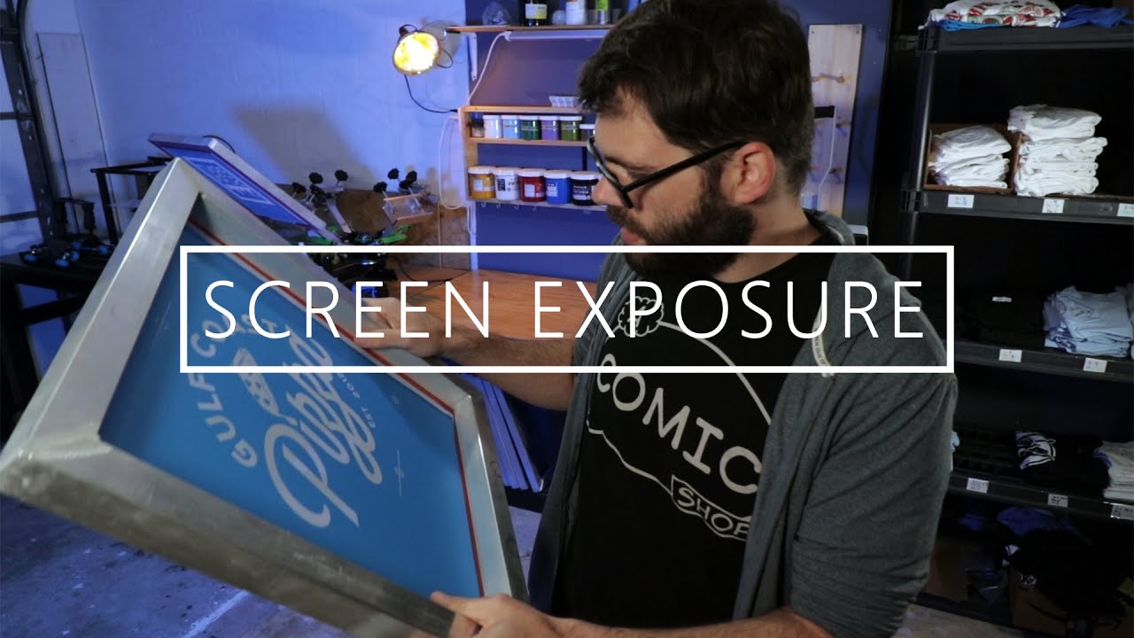 The Basics of Exposing Screens /// Using a DIY Exposure Unit for Screen Printing