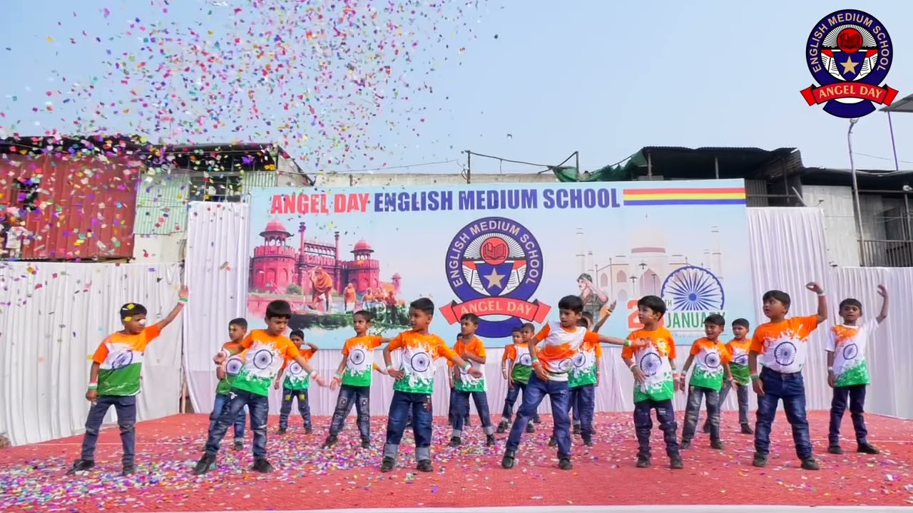 HAPPY REPUBLIC DAY 2026 ,#angeldayschool #malegaon.TIRANGA SONG