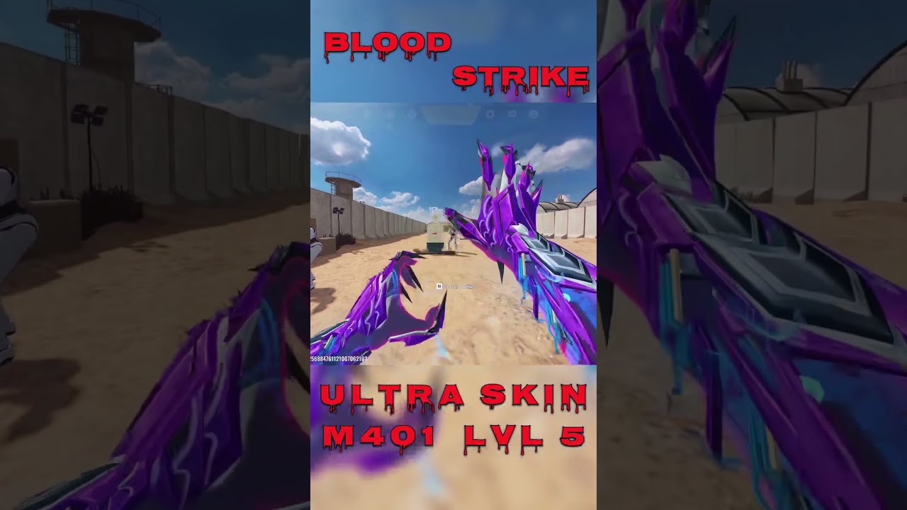 ВЫБИЛ И ПРОКАЧАЛ НОВЫЙ СКИН НА M401 #bloodstrike #battleroyale #shorts