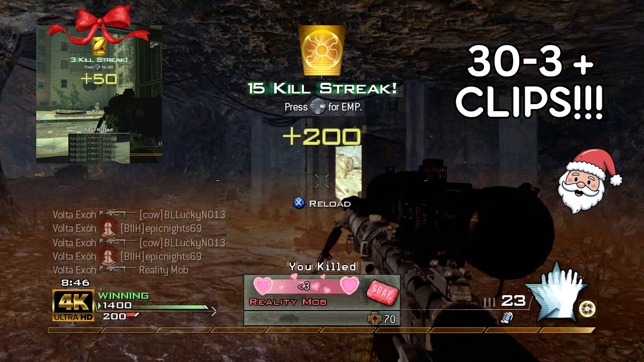Wrecking Christmas Noobs in MW2! (It's 2009 Again)