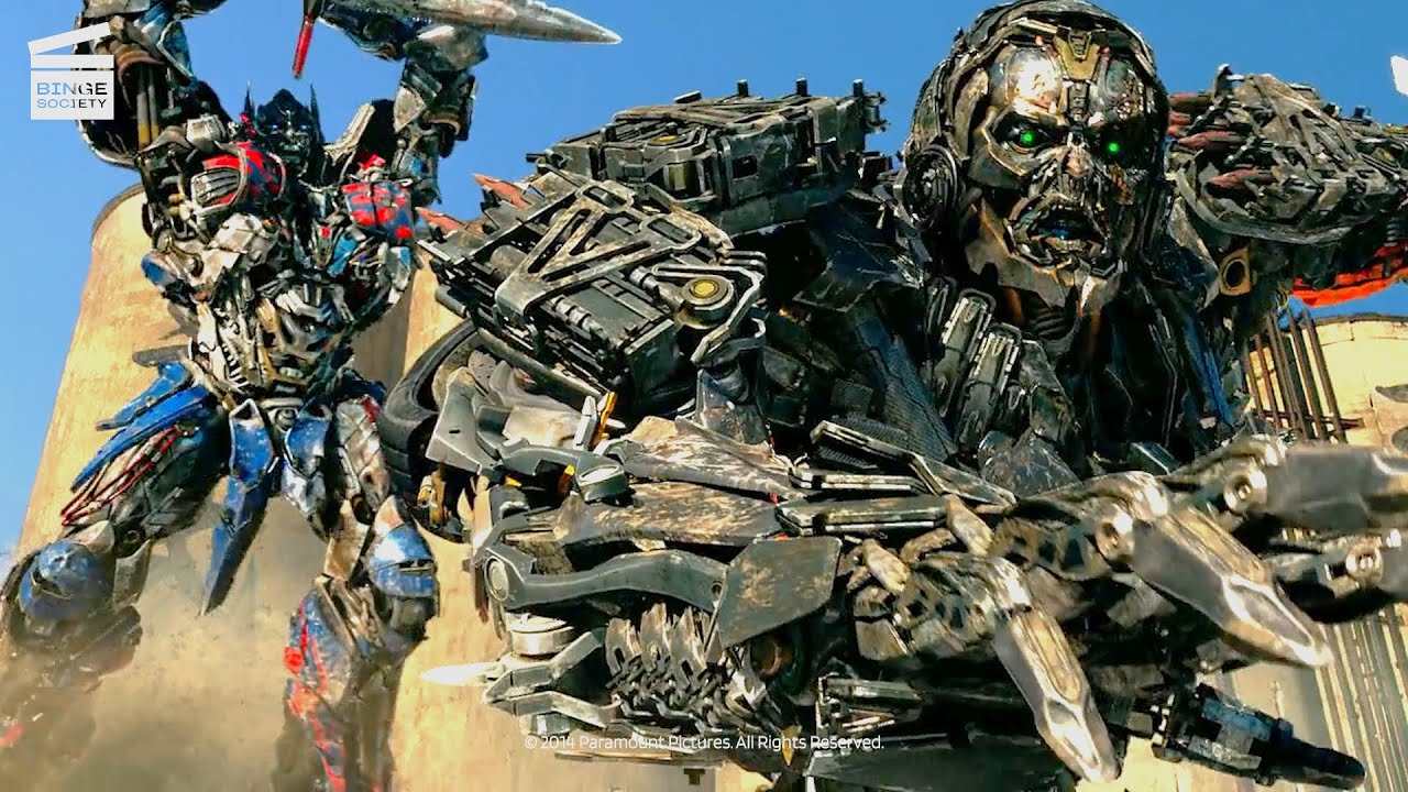 Transformers: La Era de la Extinción | El combate final entre Optimus Prime y Lockdown