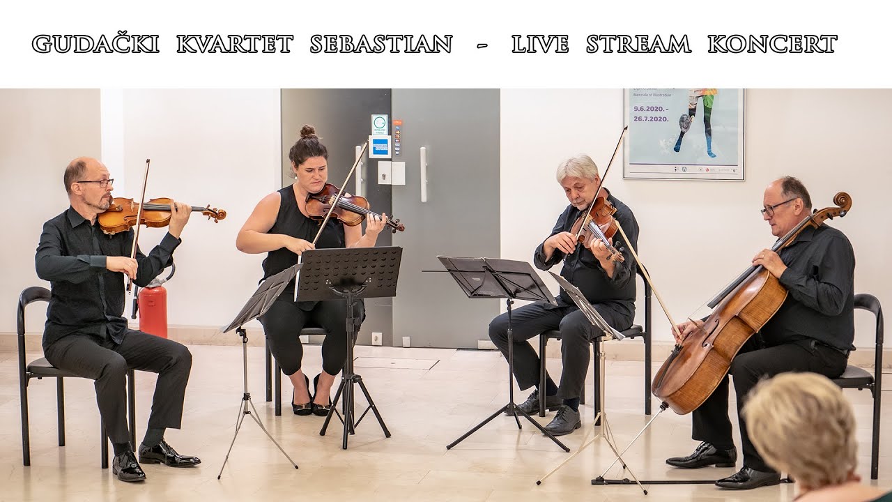 Gudački kvartet Sebastian - 21.3.2022. - - Live Stream koncert