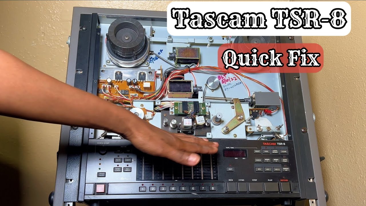 Tascam Tsr-8 Won’t Play - Quick Fix for Loose Belt