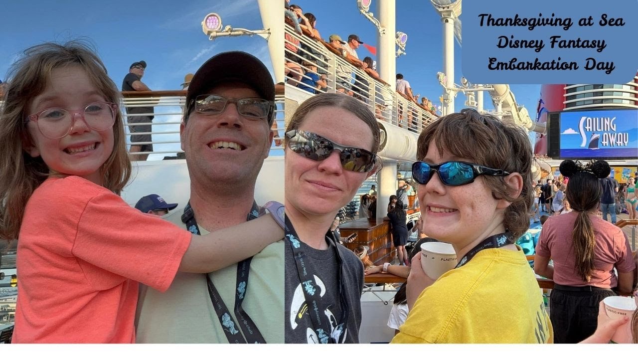 Disney Fantasy Thanksgiving Cruise | Embarkation Day