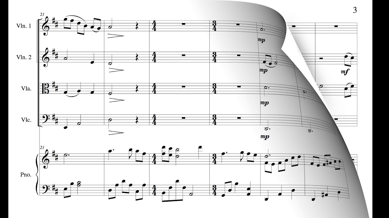 Jesus Paid It All for String Quartet with Piano
