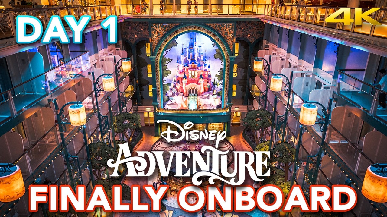 САМЫЙ МАСШТАБНЫЙ КРУИЗ ДИСНЕЙ В ИСТОРИИ! 🚢✨ Первый рейс Disney Adventure, день 1