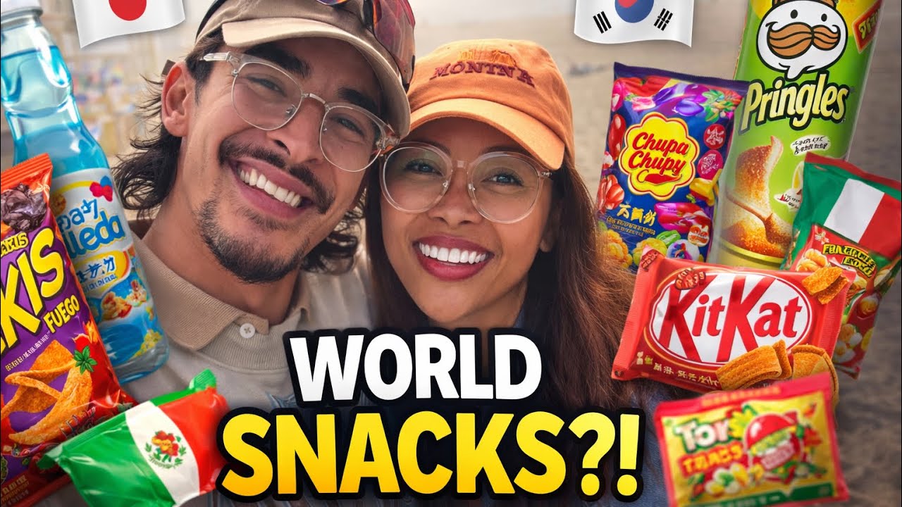 We Tried Snacks From Around the World 🌍 (World Market Haul)