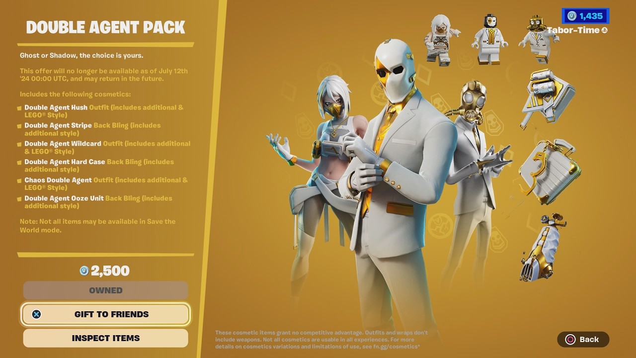 The DOUBLE AGENT PACK Reigns Supreme