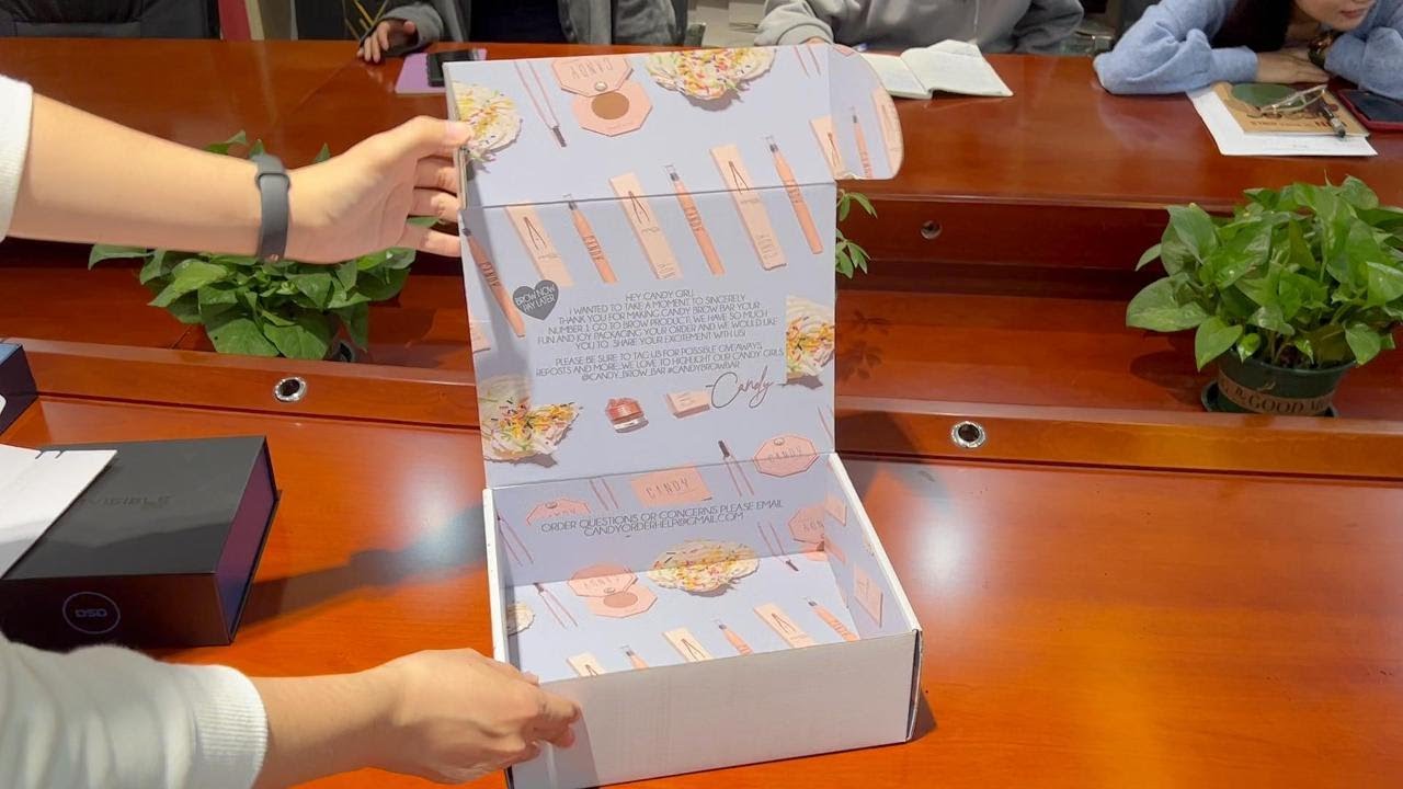 Special design cosmetics packaging box