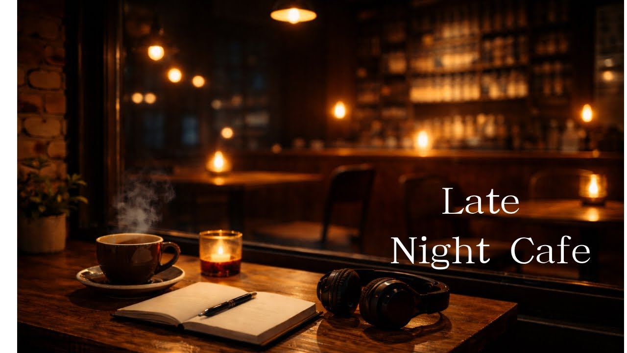 【作業用BGM】 Late Night Cafe ☕🌙 Calm Lo-Fi Music for Focus & Relaxation | Night Cafe BGM